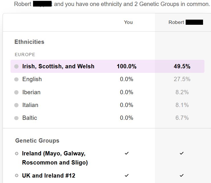 Spurious Accuracy In DNA Comparison