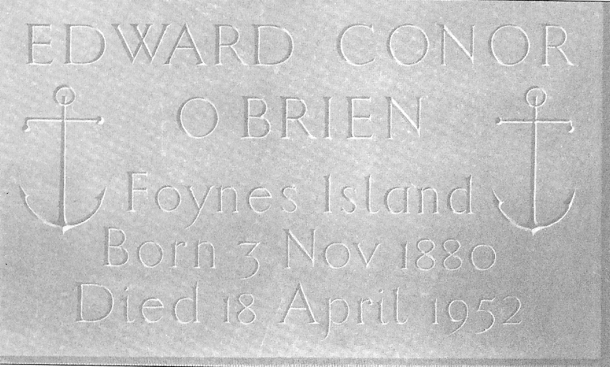 Conor O'Brien's grave at Mount Trenchard